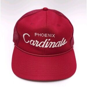 VTG 90s‎ Sports Specialties  Phoenix Cardinals Hat Script Rope Trucker Cap NFL